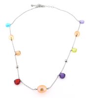 Collana Forever Gioielli Donna Collana Argento in Argento Agata FGCO00208 - FGCO00208